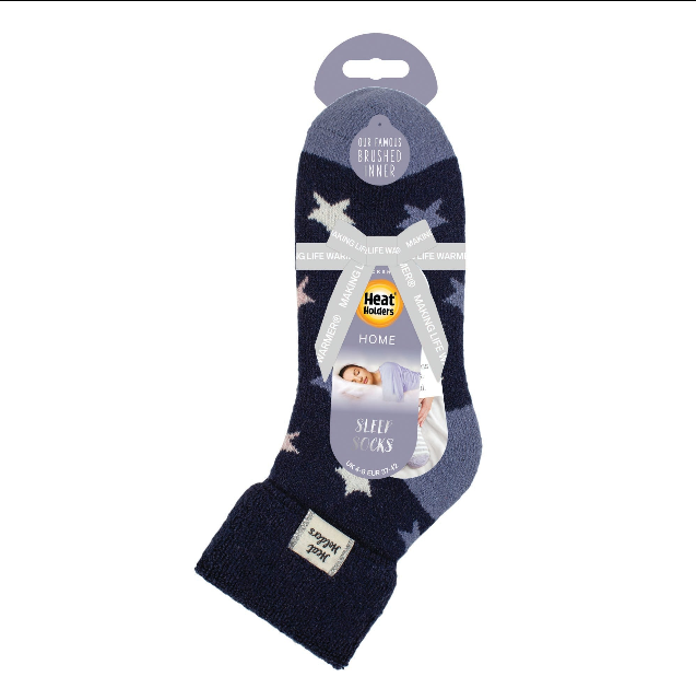 1 paire de chaussettes thermiques pour femme - Noir