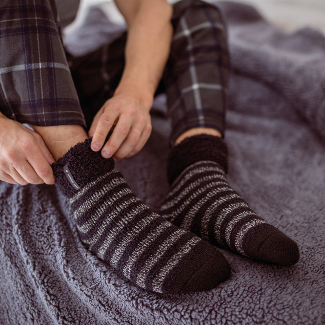 1 paire de chaussettes thermiques pour femme - Noir