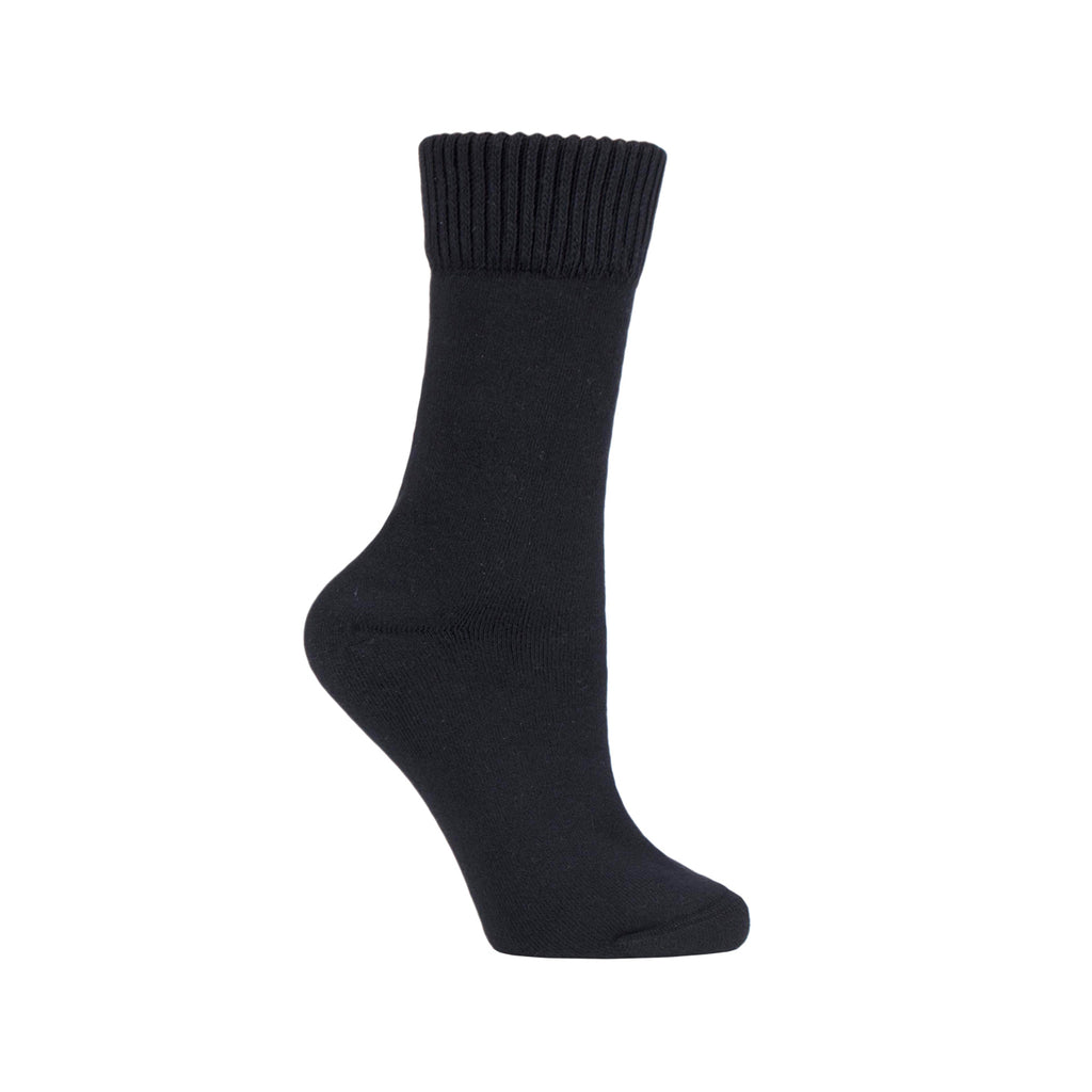 1 Pair IOMI FootNurse Extra Wide Thermal Oedema Sock - Black