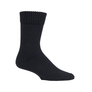 1 Pair IOMI FootNurse Extra Wide Thermal Oedema Sock - Black