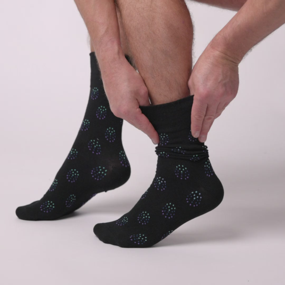 6 Pairs Men's Cotton Socks - Spherical Realm