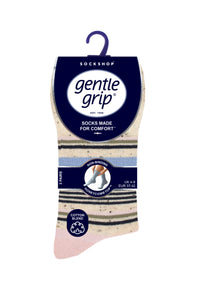6 Pairs  Ladies Gentle Grip Cotton Socks